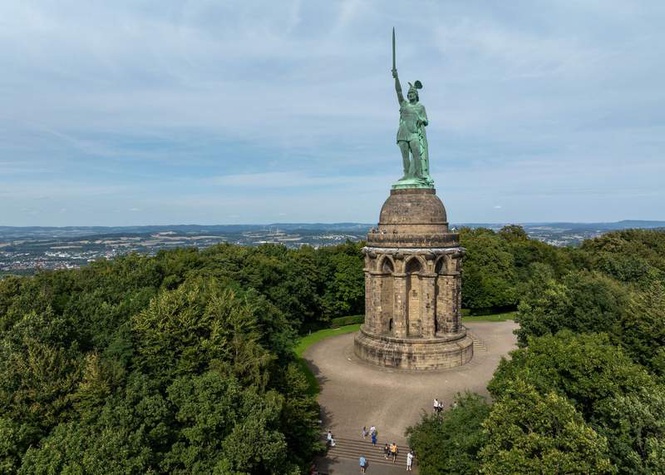 Image from: Far-right wind power protesters occupy Germanic war monument