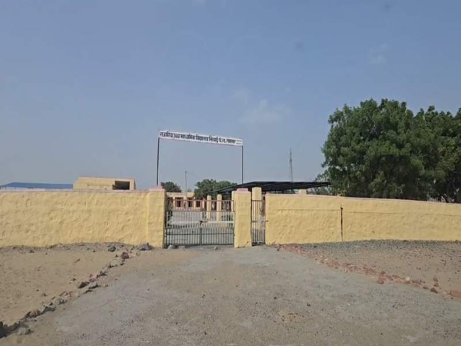 Image from: Structures on encroached government land demolished under 'Operation Clean' near Rajasthan border