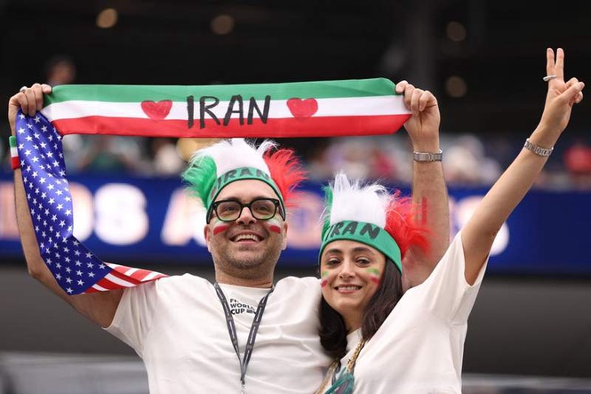Image from: Journalist notes ‘huge support’ for Iran during World Cup clash with Belgium in LA