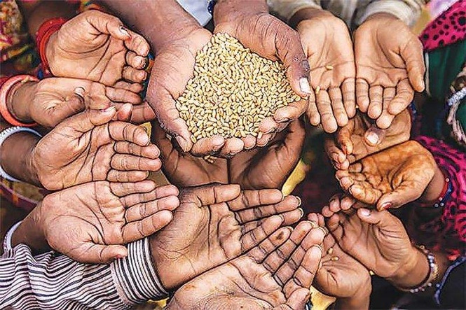 Image from: Sarbat Da Bhala Foundation distributes ration to 70 needy families in Phagwara