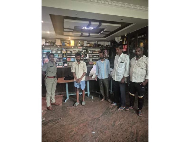 Image from: Bengaluru: North Division police book 3 establishments for Excise Act violations in special drive