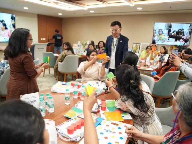 Image from: Pidilite’s Fevicryl Launches Artist in Me (AIM) Programme to Empower 120+ Indian Artist-Trainers