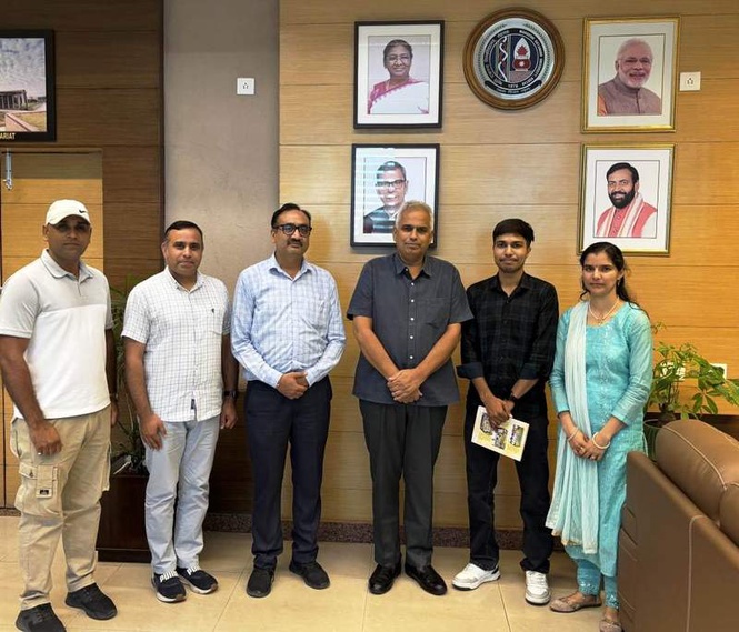 Image from: Days after losing father, Rohtak varsity student secures AIR-61, joins Indian Air Force