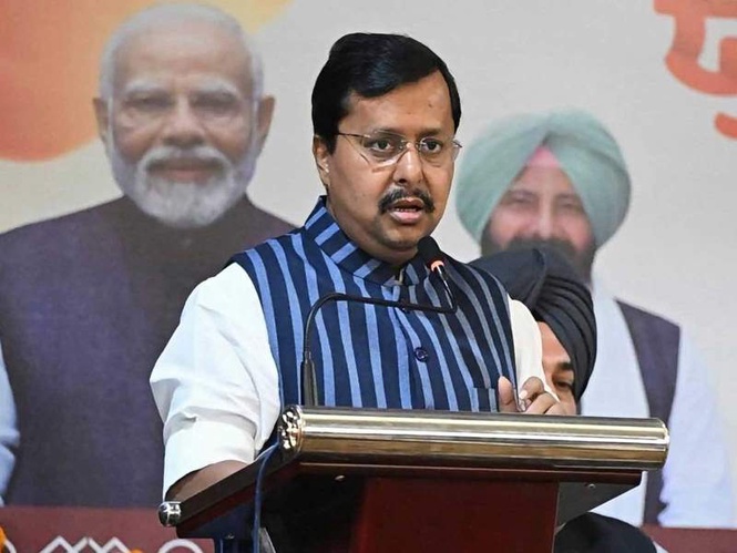 Image from: Party ready to lead the fight for change in Punjab: BJP National president Nitin Nabin