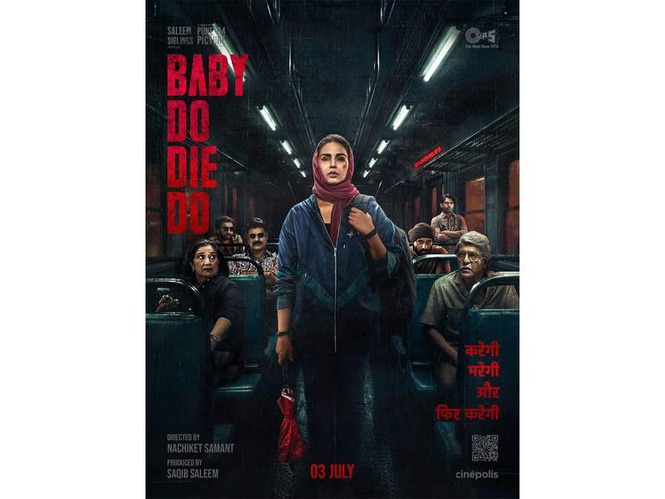 Image from: Baby Do Die Do trailer: Huma Qureshi goes on a killing spree with her umbrella in this action thriller