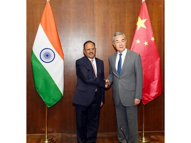 Image from: Ajit Doval and Wang Yi hold ’constructive” talks on normalising India-China ties