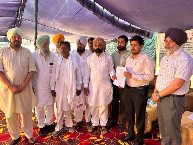 Image from: Support, opposition mark second public hearing on Malwa Canal project