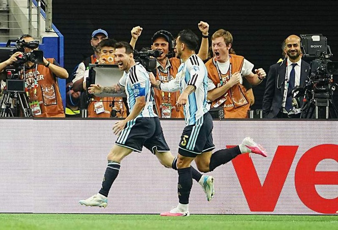 Image from: 'Enjoying the moment': Messi goals record and Argentina in KO rounds