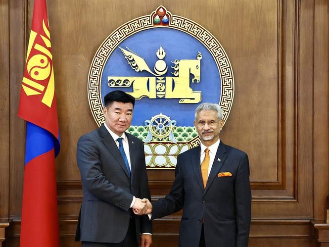 Image from: Jaishankar holds wide-ranging interactions as India-Mongolia reaffirm strengthening ties