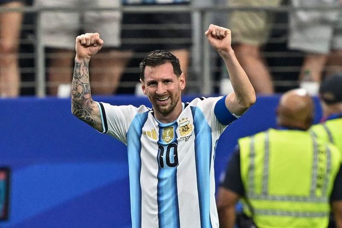 Image from: Messi gets goal record but Mbappé is lurking