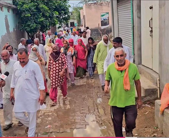 Image from: Bhiwani residents up in arms over civic delays