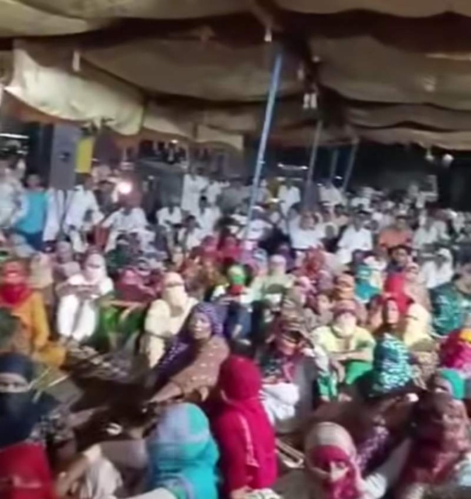Image from: Midnight drama at Haryana’s Chanot village as villagers clash with police over water issue