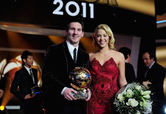 Image from: Shakira could only say one thing after Lionel Messi made World Cup history