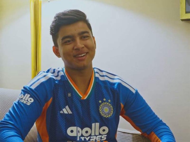 Image from: "Dream was fulfilled": Vaibhav Sooryavanshi emotional after getting India jersey