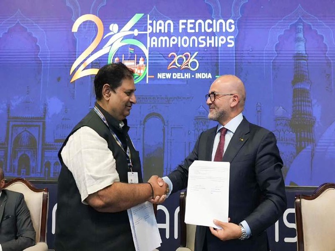 Image from: International Fencing Federation and Fencing Association of India sign strategic MoU to advance fencing development on road to LA 2028