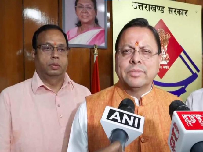 Image from: Uttarakhand CM Dhami assures impartial action in Nagrasu incident, urges dialogue to maintain peace
