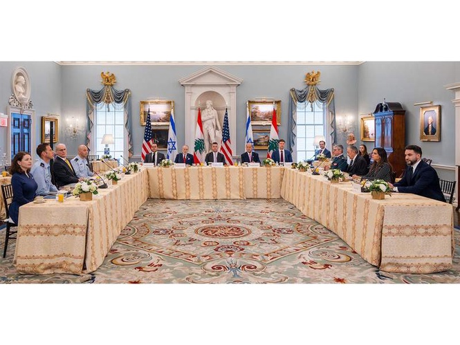 Image from: Fifth round of negotiations between Israel and Lebanon to be held in Washington today