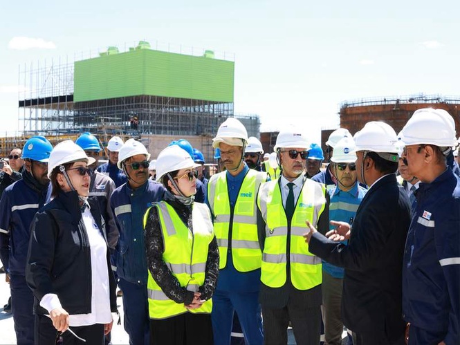 Image from: Jaishankar visits flagship India-Mongolia refinery project; reviews work status