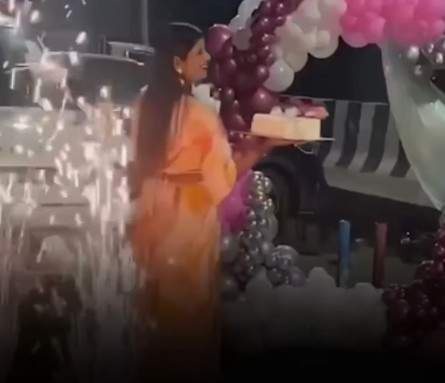Image from: Assam bizman, wife, others booked for celebrating birthday on bridge