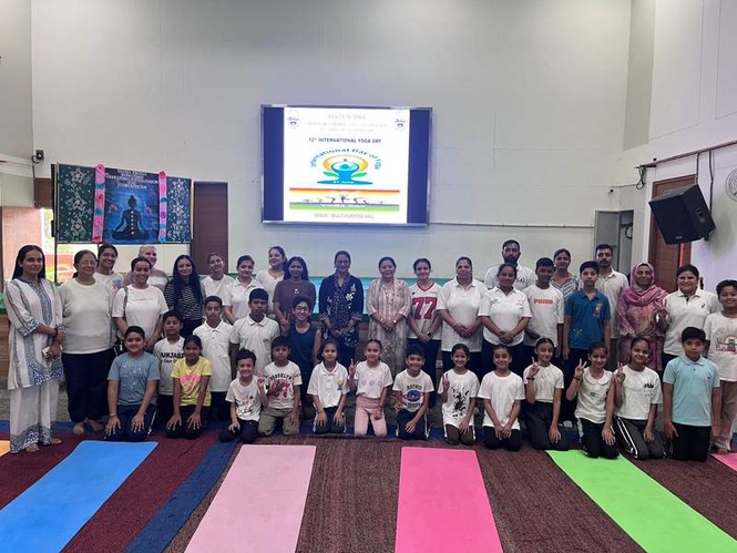 Image from: Yoga Day celebrated