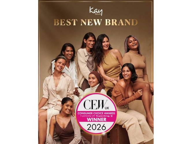 Image from: Within a Year of Launching in the UK with Space NK, Kay Beauty Wins a Prestigious Honour at the CEW UK Beauty Awards 2026