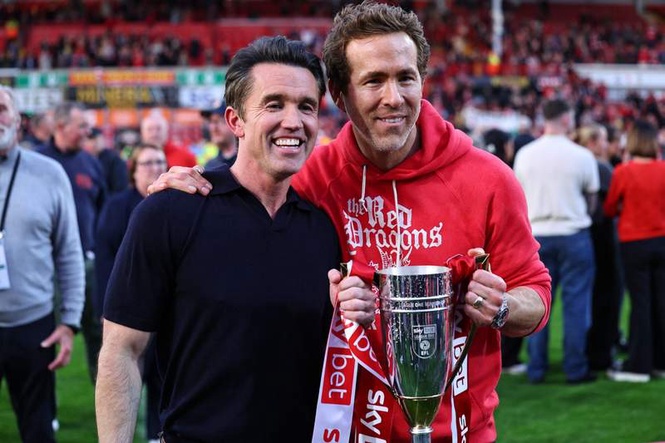 Image from: Ryan Reynolds and Rob Mac’s future Wrexham ambitions shared by CEO after record season