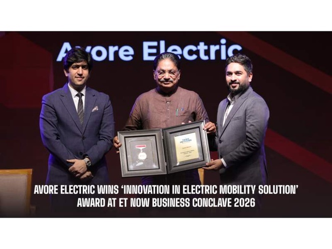 Image from: Avore Electric Wins ’Innovation in Electric Mobility Solution’ Award at ET Now Business Conclave 2026