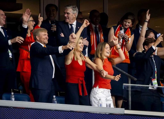 Image from: Royals from across the globe support their nations at the World Cup
