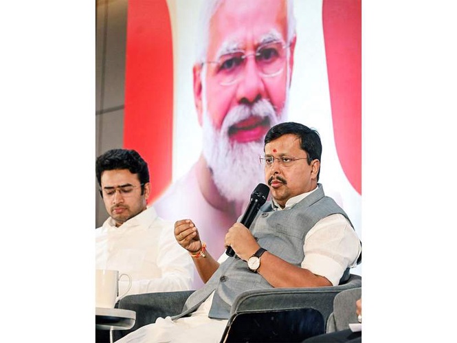 Image from: BJP central leadership reviews Karnataka Legislative Council poll "cross-voting" debacle