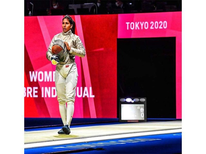 Image from: India’s fencer Bhavani Devi appeals for reconsideration of suspension