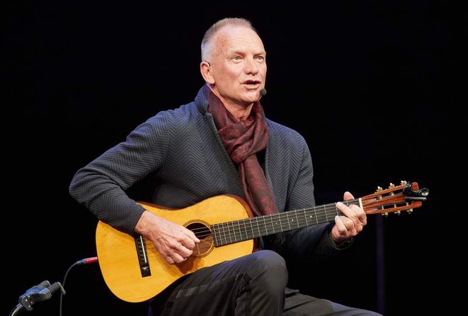 Image from: 'My songs are like paintings': Sting on a new live album in a museum