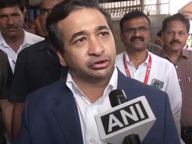 Image from: Six Shiv Sena UBT MPs joined Shinde faction to follow Hindutva path: Maharashtra Minister Nitesh Rane