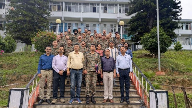 Image from: 31 defence personnel begin 4-month training at Palampur agri university
