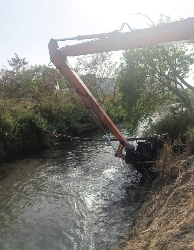Image from: Gurugram Metropolitan Development Authority completes desilting of drains