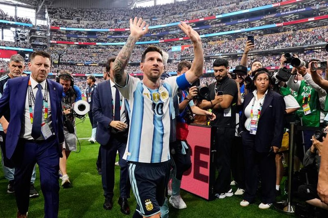 Image from: Goal! Messi mania overtakes Argentina as legend breaks scoring record