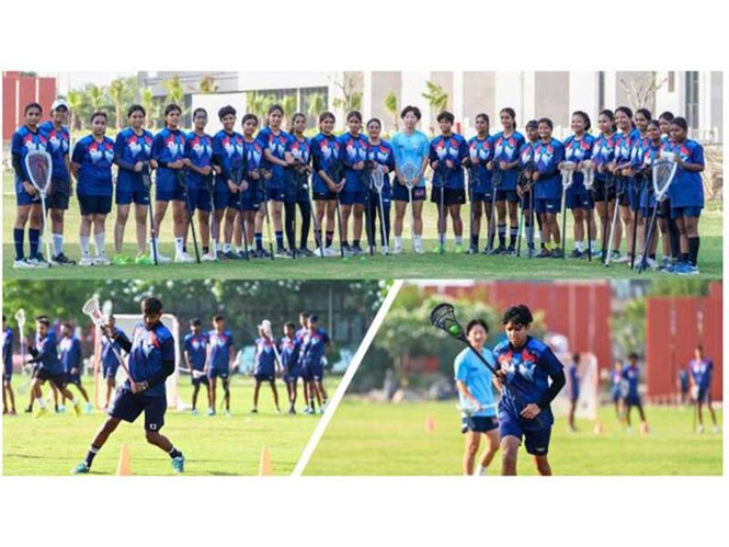 Image from: As Lacrosse Eyes Olympic Spotlight, India’s National Teams Train at Galgotias University