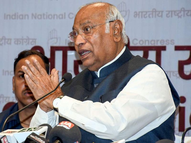 Image from: "Clinging to his chair": Kharge attacks Dharmendra Pradhan's recent remarks against NEET paper leak protests