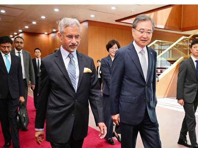 Image from: South Korean foreign minister Cho Hyun hails “new level” of partnership after discussions with EAM Jaishankar