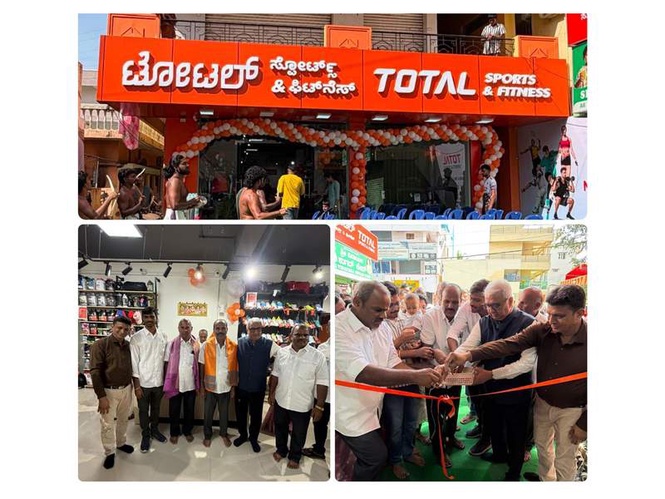 Image from: Total Sports & Fitness enters Karnataka with launch of its first franchise store in Bengaluru