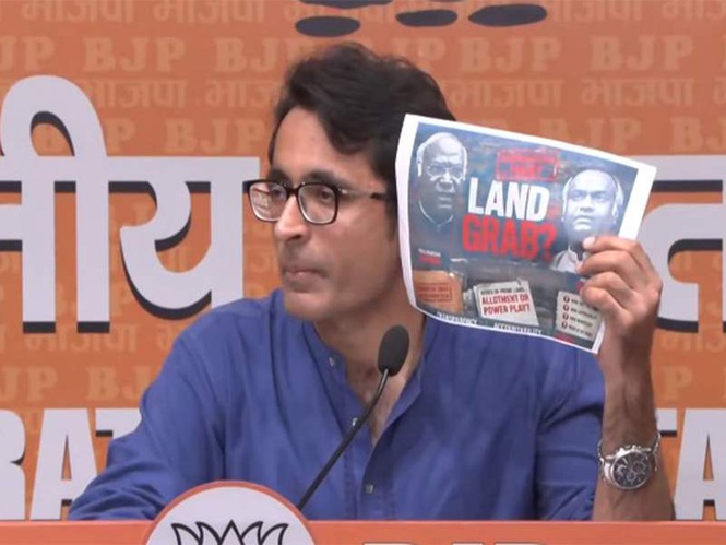 Image from: "Usurped poor man's land": BJP levels huge "land-loot" bombshell on Kharge family's Trust