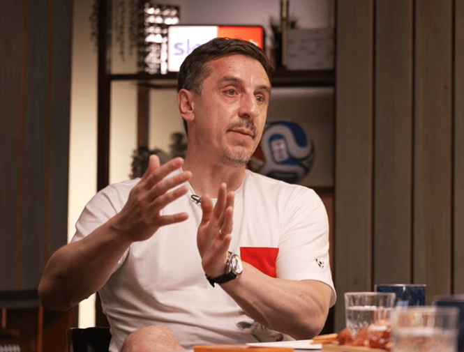 Image from: Gary Neville claims England played better in goalless Ghana draw than in 4-2 Croatia thumping