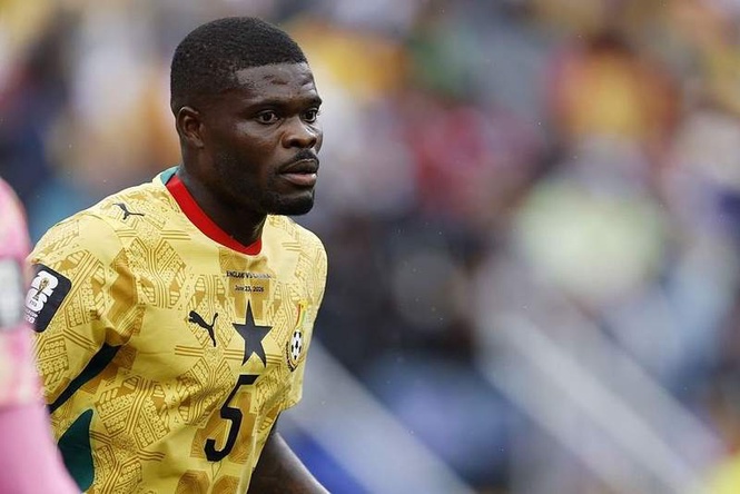 Image from: Thomas Partey avoids answering if Djed Spence snubbed handshake in England's match against Ghana