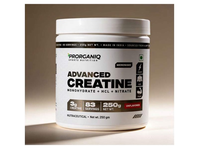 Image from: Prorganiq Advanced Creatine: India’s Fastest Growing Triple-Action Formula