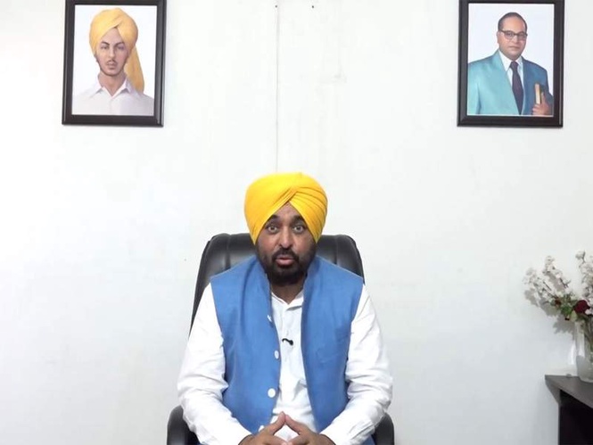 Image from: "BJP attacked forensic lab owners, Oppn using religion to defame me": Bhagwant Mann maintains viral video "fake"
