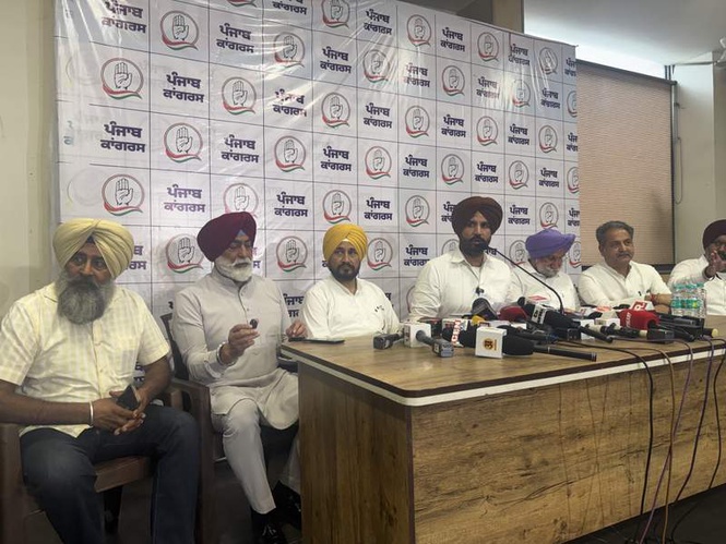 Image from: Congress demands resignation and arrest of CM Bhagwant Mann