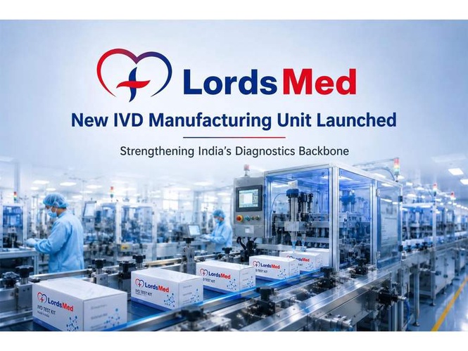 Image from: Lord’s Mark Industries Ltd Strengthens India’s Diagnostics Backbone with New IVD Manufacturing Facility, Launched Two Months Ahead of Schedule