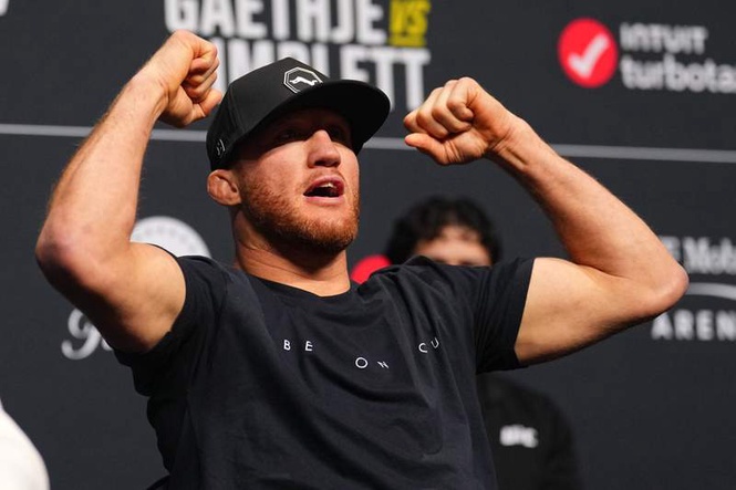Image from: Justin Gaethje admits having a very specific reputation during his UFC career