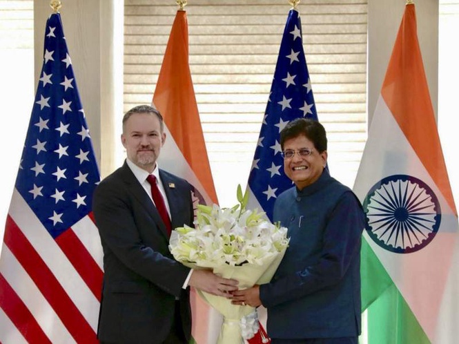 Image from: Piyush Goyal concludes India-US trade deal talks with USTR Ambassador Jamieson Greer