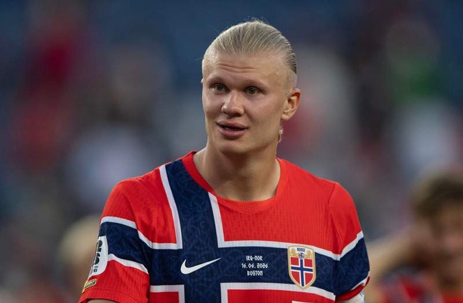 Image from: Soccer star Erling Haaland shares what gave him goosebumps while at NHL game with Americans