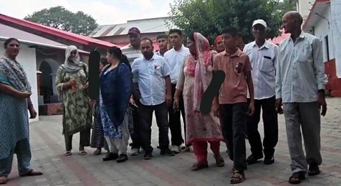 Image from: Private school student given corporal punishment; villagers protest, Nurpur police file case